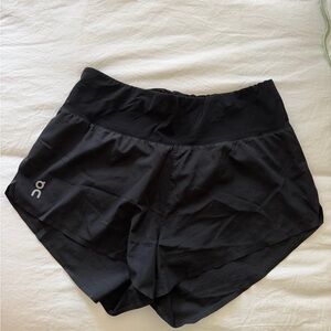 On Running Women's Charcoal Athletic Shorts